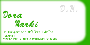 dora marki business card